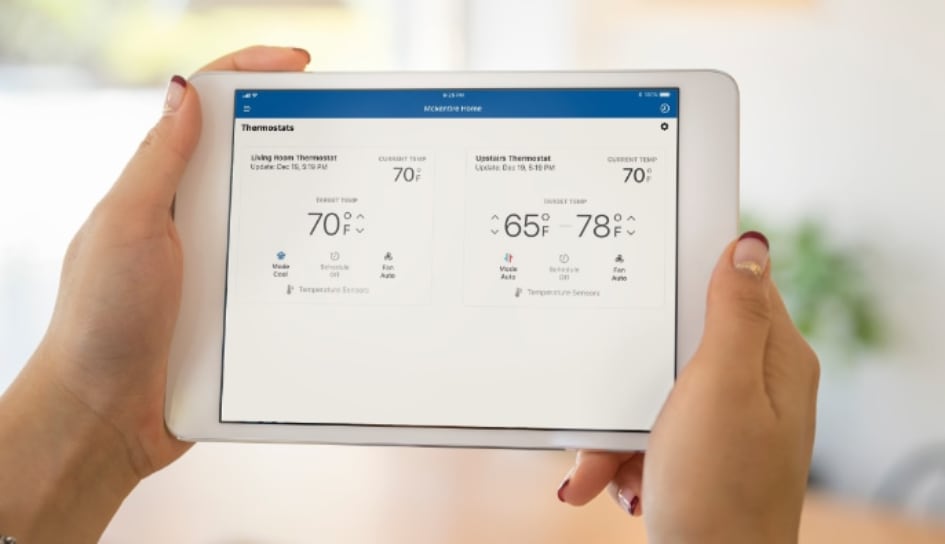 Thermostat control in New Haven
